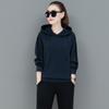 Women's Slimming Hooded Sweatshirt & Casual Pants Set - Plus Size, Sporty Fashion for Spring and Autumn