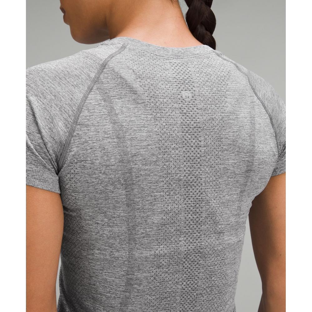 Lululemon Swiftly Tech Short Sleeve Shirt 2.0  Hip Length Slate White