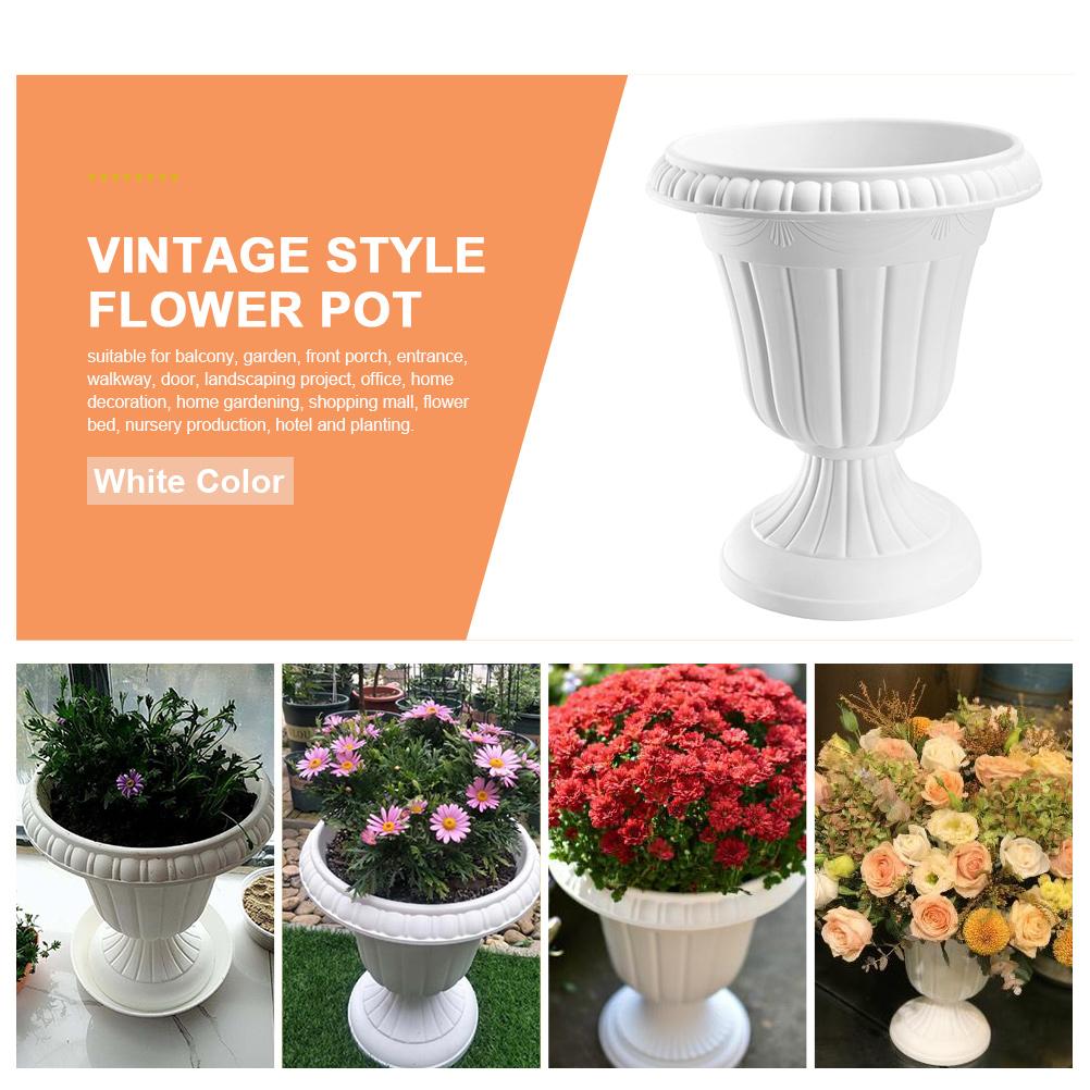 Orchid Pot Flower Planter Plastic Porch Planter Succulent Plant Flower Container Pot Flowerpot Figure Garden Decor