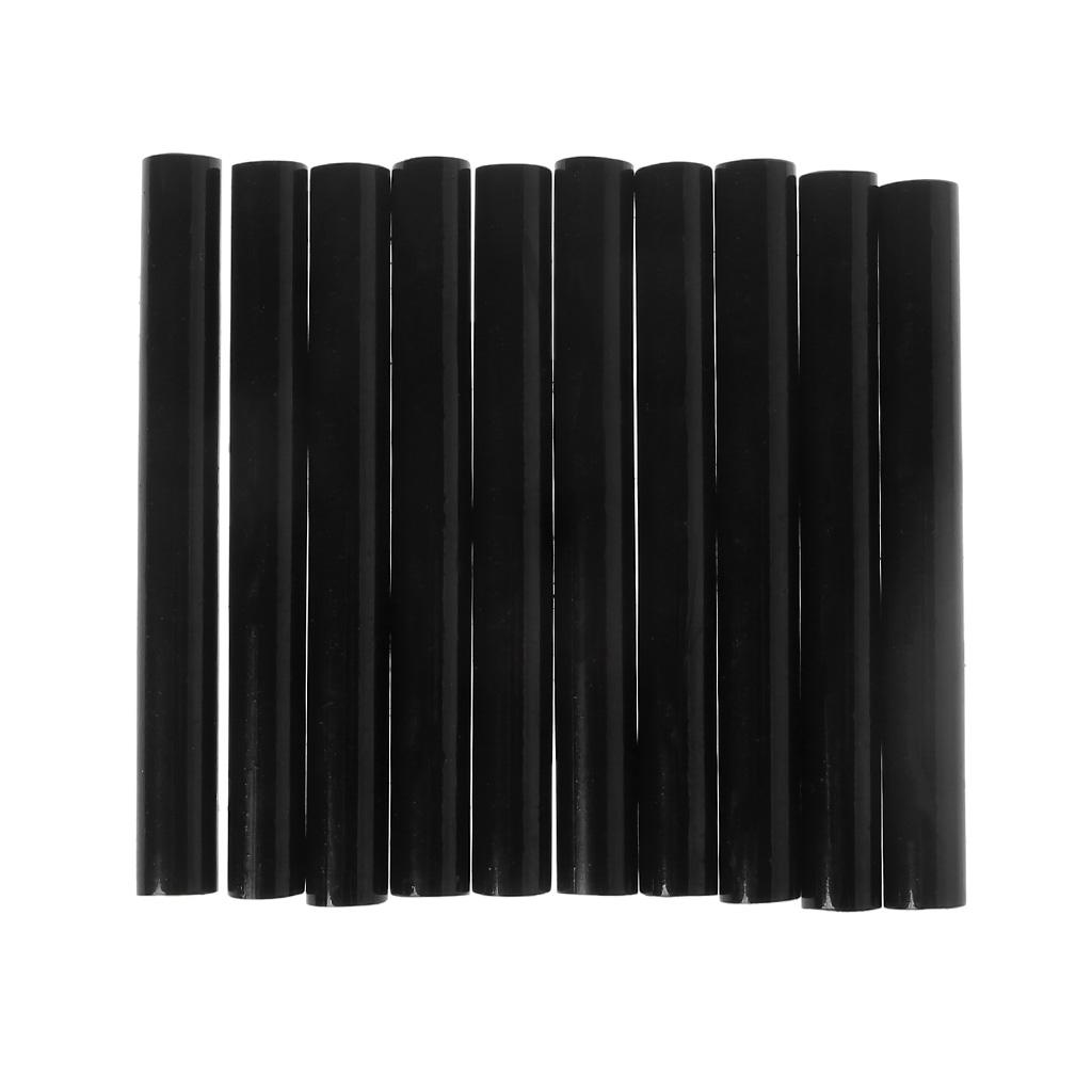 10pcs Hot Melt Glue Stick Black High Adhesive 11mm For DIY Craft Toy Repair Tool