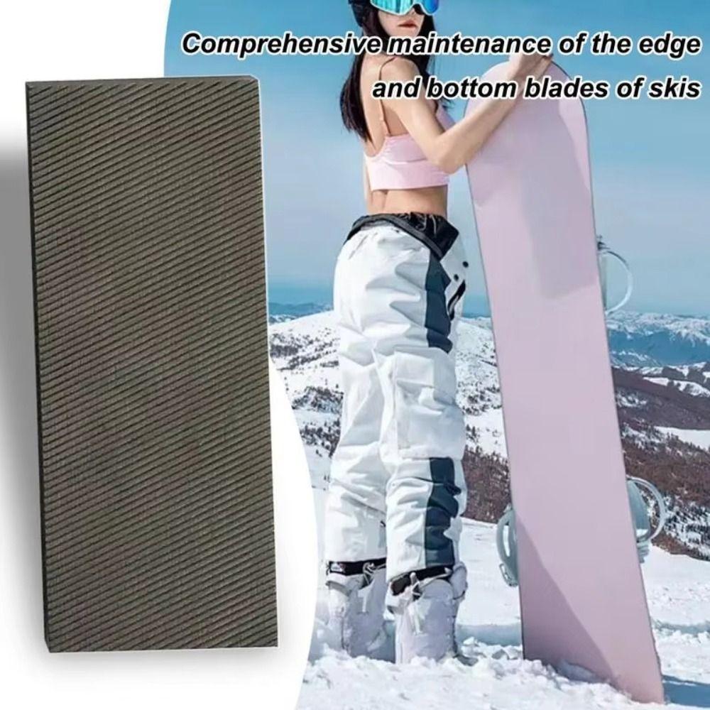 11-Tooth Snowboard Trimming Tool Multi-functional Ski Edge Tuning File Ski Sharpener Maintenance