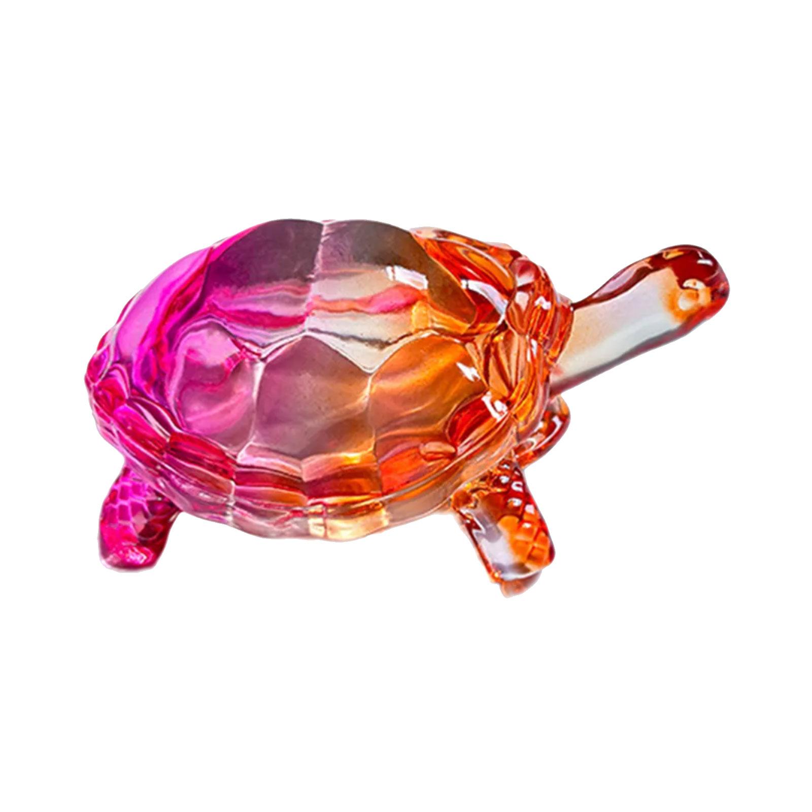 

Collectible Art Glass Miniature Glass Turtles Figure Animal Miniature Figurines Table Ornament Handmade Turtles Statue 4