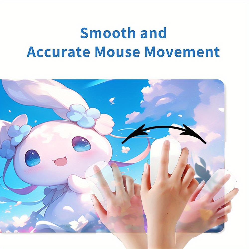 1pc Cinnamoroll Flowers SkyComputer Pad with Vibrant Game Machine Print, Mouse Pads for Desk0515024