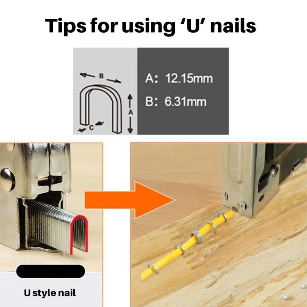 Easy to Install Staple Tool Small and Light Air Nail  Stapler Heavy Duty Air Nail Tool  DIY Tool