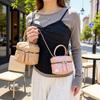 Mini Rhombus Fragrant Versatile Chain Fashion Shoulder Crossbody Bag Lipstick Bag Khaki Black White Pink E8