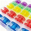 Thread Bobbin 25 Pieces Colored Universal Crafts Accessories Embroidery Thread Bobbins For Class Quilting Storage Fabric Quilter