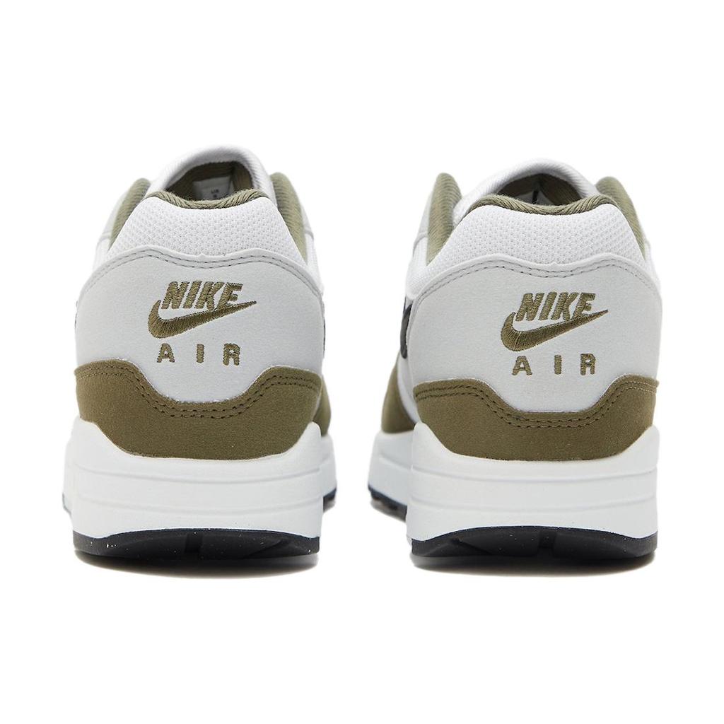 Nové Nike Air Max 1 Bílá Černá Středně olivová