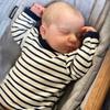 Realistic 49 Cm Reborn Baby Doll Finished Asleep LouLou Soft Cuddly Body Lifelike Handmade 3D Painted Skin Visible Veins Collectible Art Doll Kid Gift