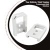 Pair T6061 Aluminum Front Tow Hooks Visibility Enhanced Tow Hooks Strong Front Tow Hook Upgrades for Multiple Vehicle