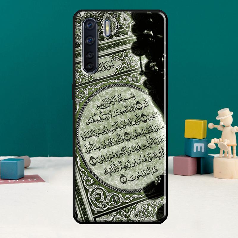 Islamic Book Arabic Quran Muslim Phone Case For Oppo A17 A18 A38 A58 A78 A98 A79 A40 A60 A80 A16 A76 A96 A15 A74 A94 A54 A77