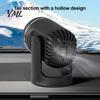 Auto Window Demister Portable Car Heater Defroster, 12V Compact Electric Heating Fan for Air Warmer Windshield Defogging, Desktop Space with
