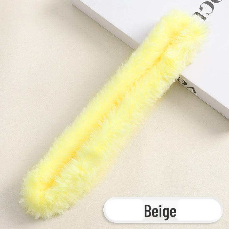 Handmade Multicolor Rabbit Fur Pipe Cleaners - 25mm Dense Bristles for DIY & Children s Crafts