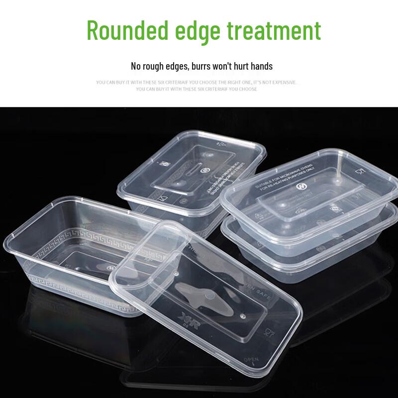 Disposable Rectangular Takeaway Food Containers