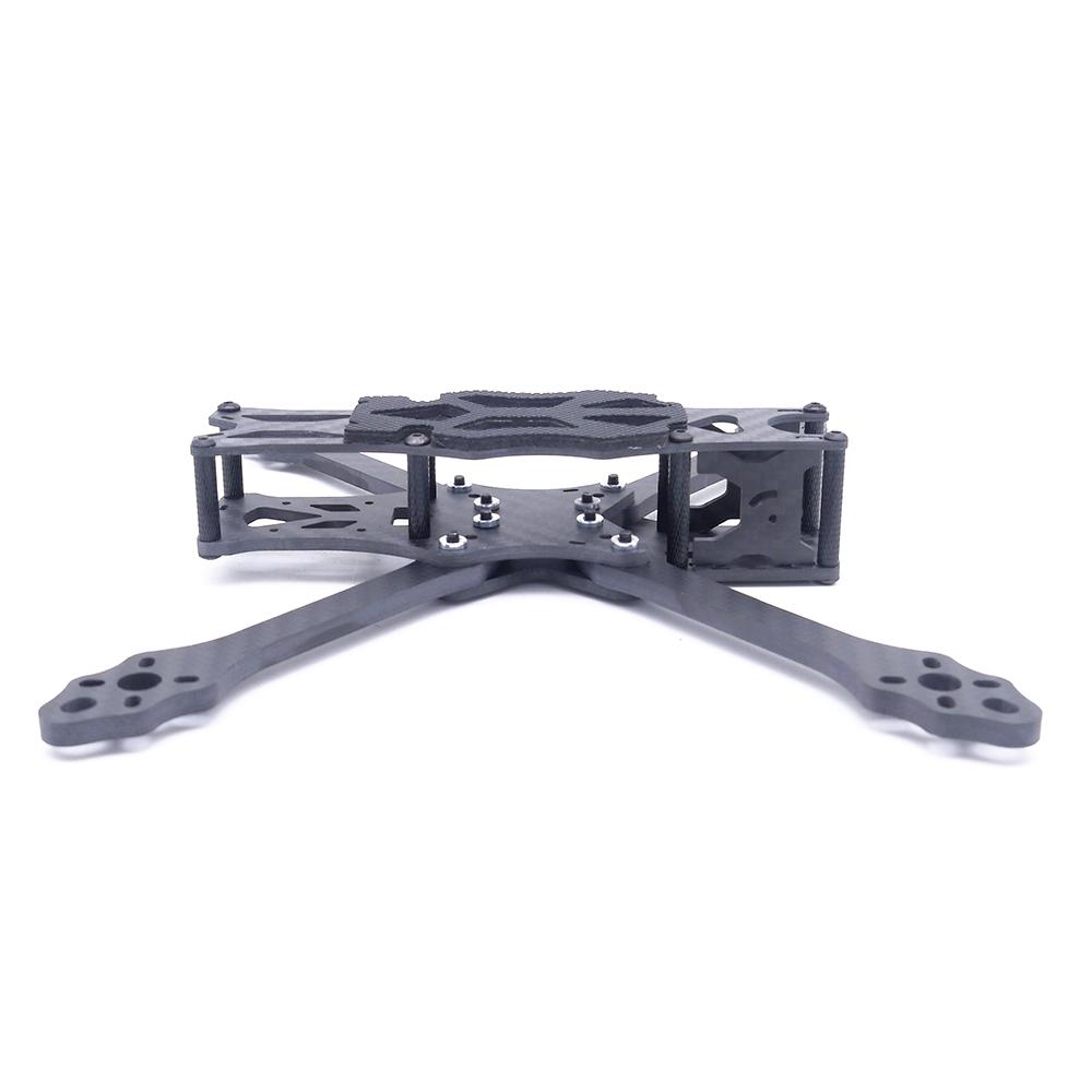 STEELE 5 220mm Wheelbase 5mm Arm Thickness Carbon Fiber X Type 5 Inch Freestyle RC FPV Racing Drone Frame Kit Accessories