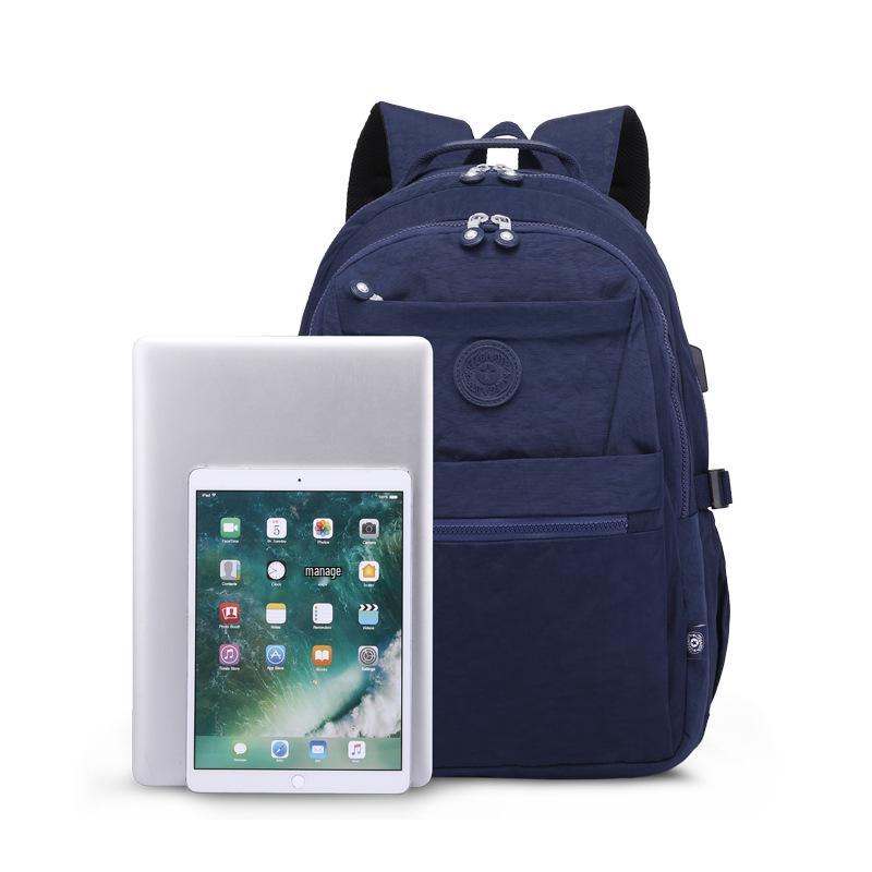 Unisex Minimalist Multi-pocket Padded Backpack for Laptop and Travel