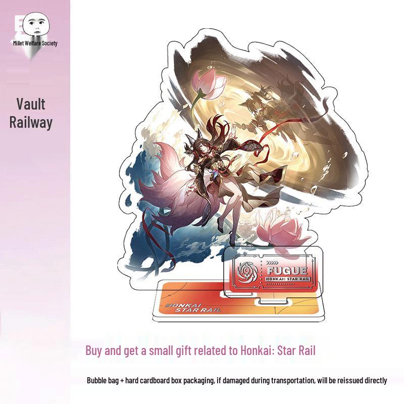 miHoYo Star Rail Firefly Dan Heng Luna Figurine Set: Acheron, Aventurine, Kafka, Silver Wolf, Jingliu, Xueyi Standees