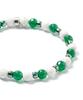 Jbans Classic Green Point Triple Mix Gemstone Bracelet (C2503Ac1343_Gn)