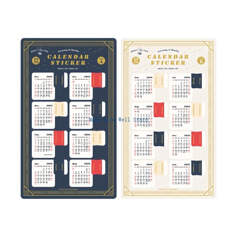 Monthly Tab Stickers for Planner Adhesive Monthly Planner Tab Stickers Calendar Stickers Back to School Supplies