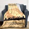 1PC The Lord of the Rings printed blanket, all season lightweight home office outdoor nap multifunctional blanket A10