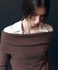 TOWAV Wee Off Shoulder Knit_Mocha