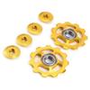 1 Pair Road Bicycle Parts 11T Ultralight Aluminum Alloy Outdoor MTB Bike Bearing Wheel Rear Derailleur Pulleys