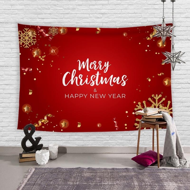 Tapestry Christmas Pine Tree Decoration Hanging Cloth Festive Background Cloth Atmosphere Wall Tapestry