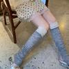 Sun Protection Thin Slouch Socks Breathable Leg Socks Casual Footed Socks  Women