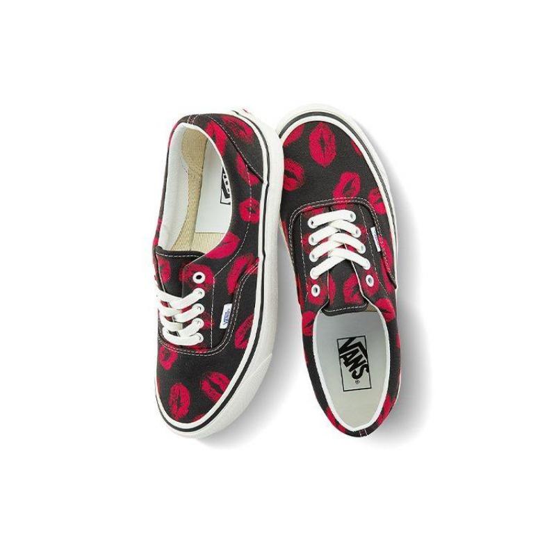 Vans Era 95 Dx Valentine's Day unisex low-top skate shoes black red VN0A2RR145T