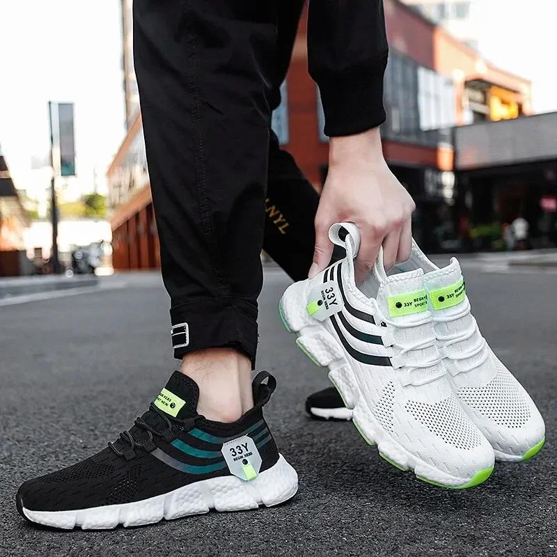 Scarpe da Ginnastica Estive in Rete da Uomo - Scarpe da Corsa Leggere e Traspiranti per il Caldo Perfette per lo Sport e gli Abiti Casual