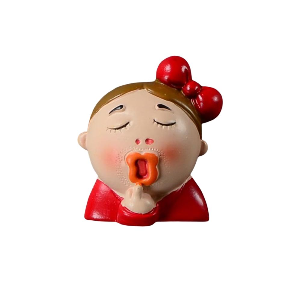 Cartoon Funny Characters Cute Personality Resin Design Refrigerator Stickers Home Message Board Post-It Notes Decoration
