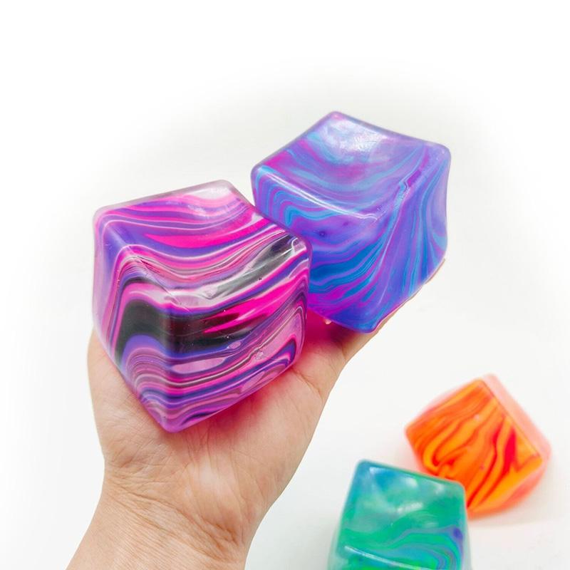 Squishy Cube Squishy Decompression Gifts Soft Feel Relieving Stress Decorations Office Accessories Children'S Day Gift