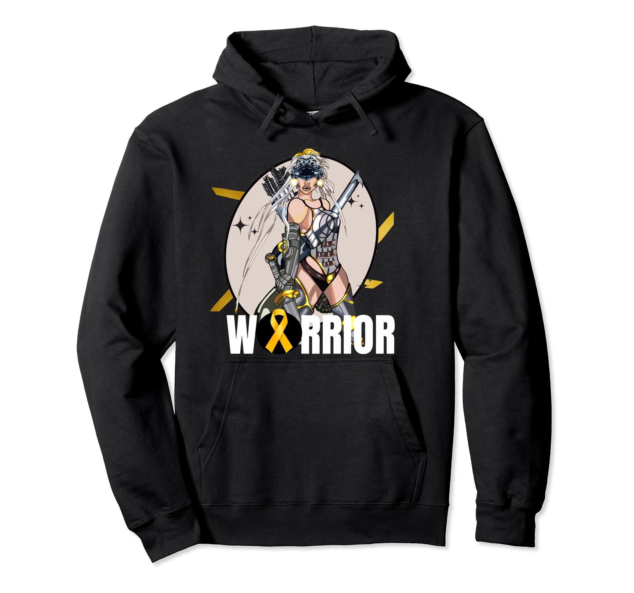 

Endo Shoji Warrior Endometriosis Awareness Month Yellow Ribbon Hoodie