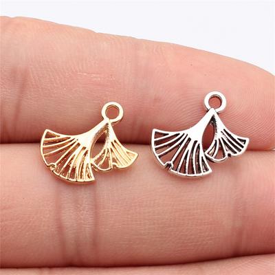 Blätter Herbst Botanischer Charme Antik Bronze Zinklegierung Schmuckherstellung Zubehör DIY Bastler Stil Ohrring Anhänger