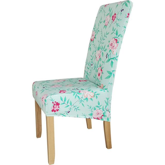 Xl Size Printed Chair Cover Geometric Look High Back Chair Covers Designed For Dining Room Area Wedding Hotel Kitchen Home Stretch Chair Case