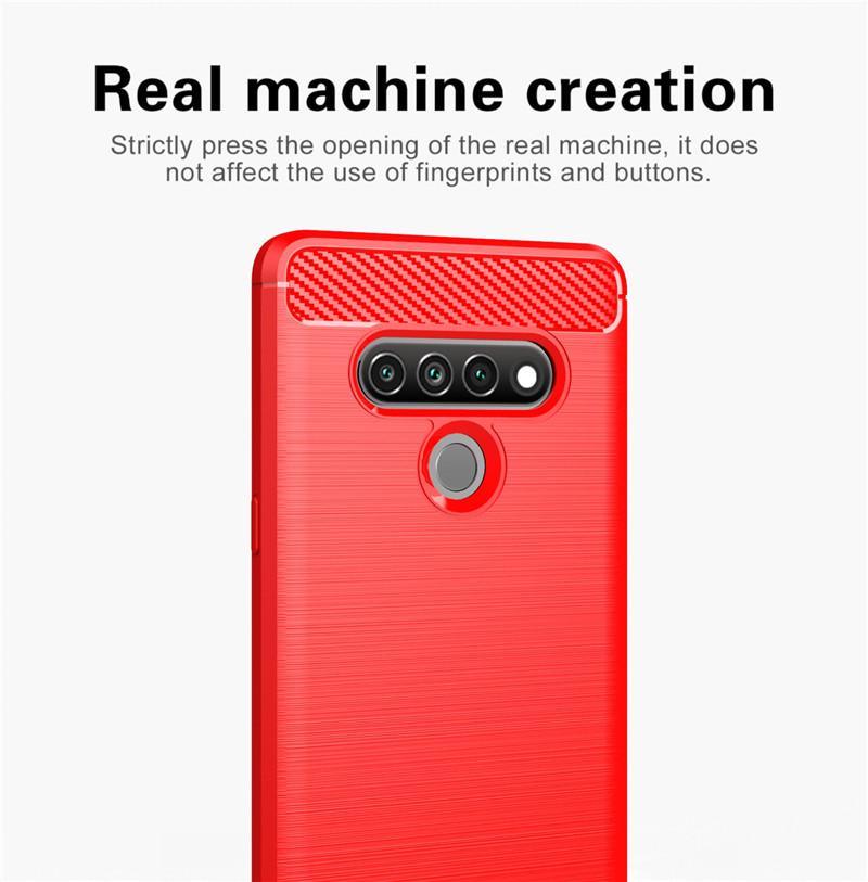 For Cover LG Stylo 6 Deksel For LG Stylo 6 Coque TPU Armor Silikon Støtfangerdeksel For LG K61 K40S K41S K51S Stylo 6 Velvet Fundas