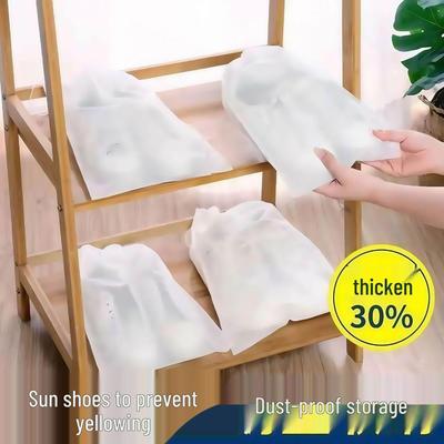 Anti-Vergilbungs-Schuhüberzug zum Trocknen in der Sonne: Vliesstoff, Sonnenschutz, Staubdicht, Feuchtigkeitsbeständig Kordelzugbeutel