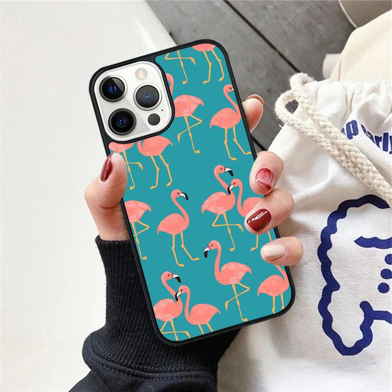 Flamingo Phone Case Cover For iPhone 17 Air 12 Plus Max for iPhone 17 Air 15 16 11 13 14 Pro Max Fundas