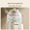 Bear 1L All-Glass Multi-Functional Health Kettle with 24H Keep Warm CN plug (adapter included)