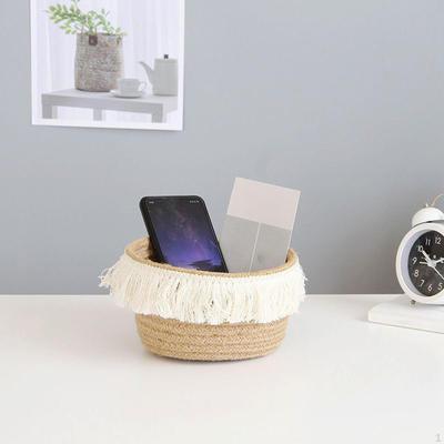 Rope Storage Baskets Dirty Clothes Laundry Basket for Snacks Sundries