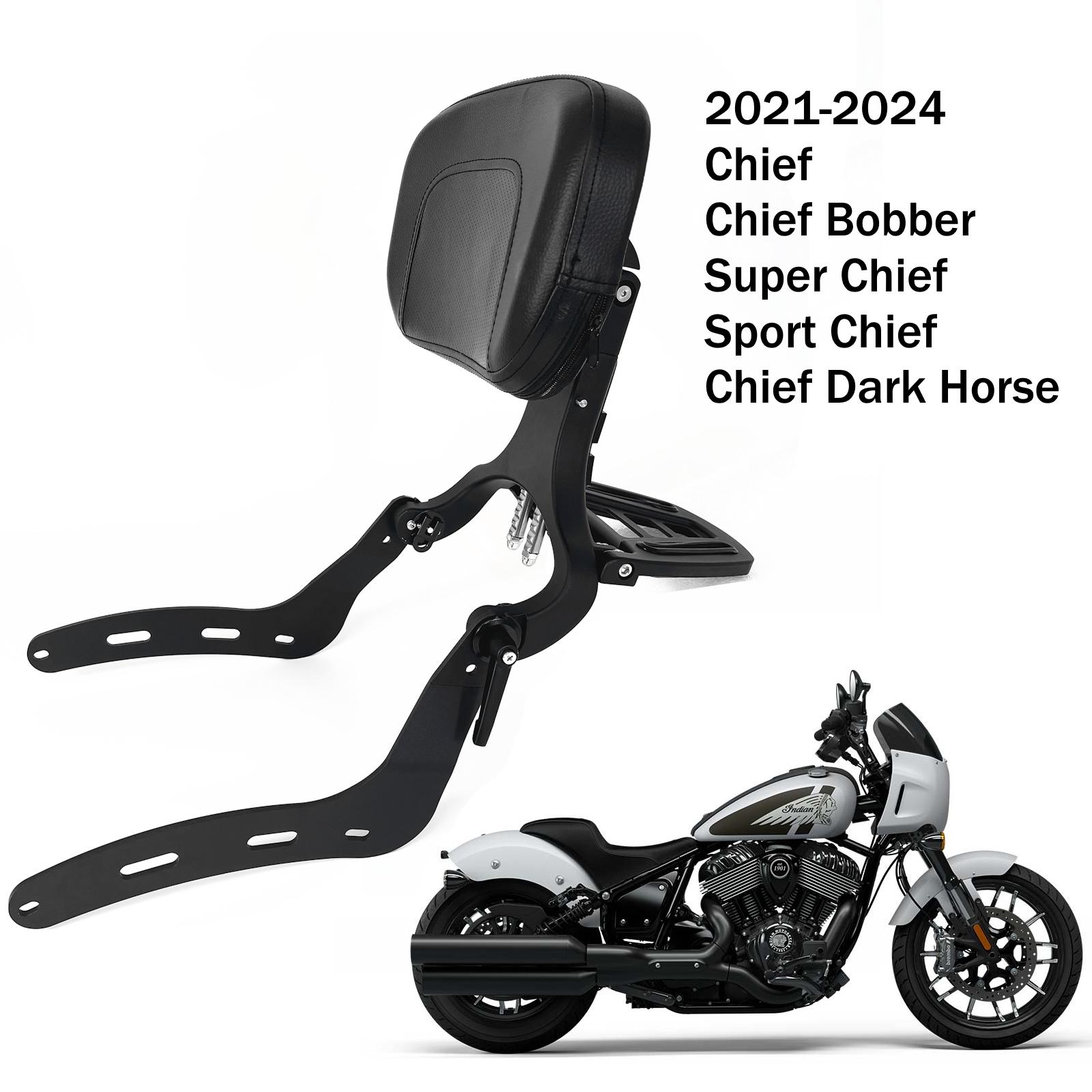 For Indian Chief Bobber Dark Horse Super Chief Limited Sport Chief Motorcycle Rear Backrest Sissy Bar Motorcycle Accessories