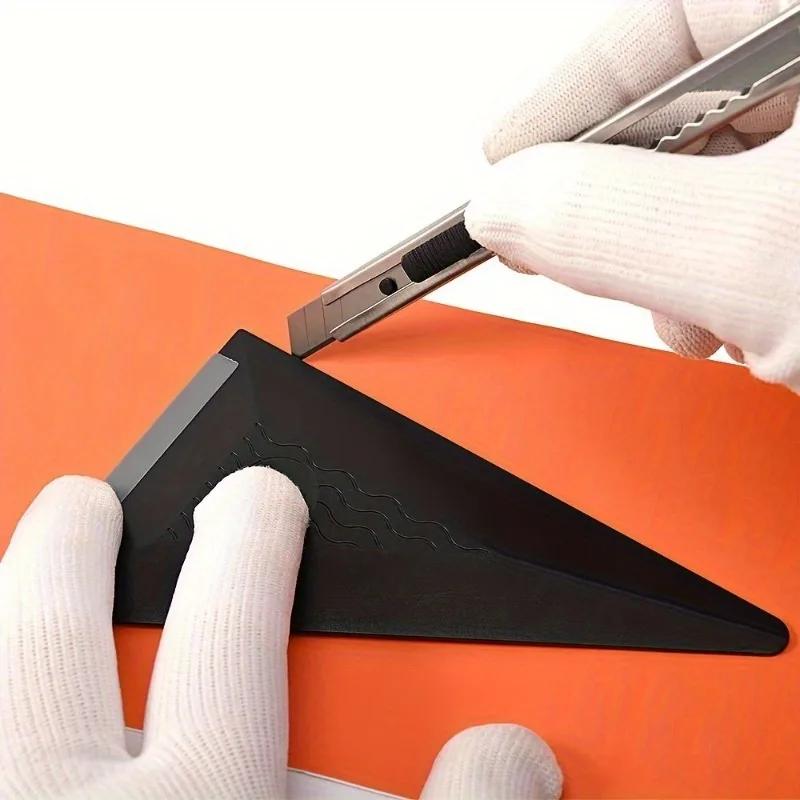 1 Stück Dreieckschaber, Silikonkanten-Farbschaber, für einteilige PPF-Installation in Autos, Vinylschaber-Set, Vinylschaber