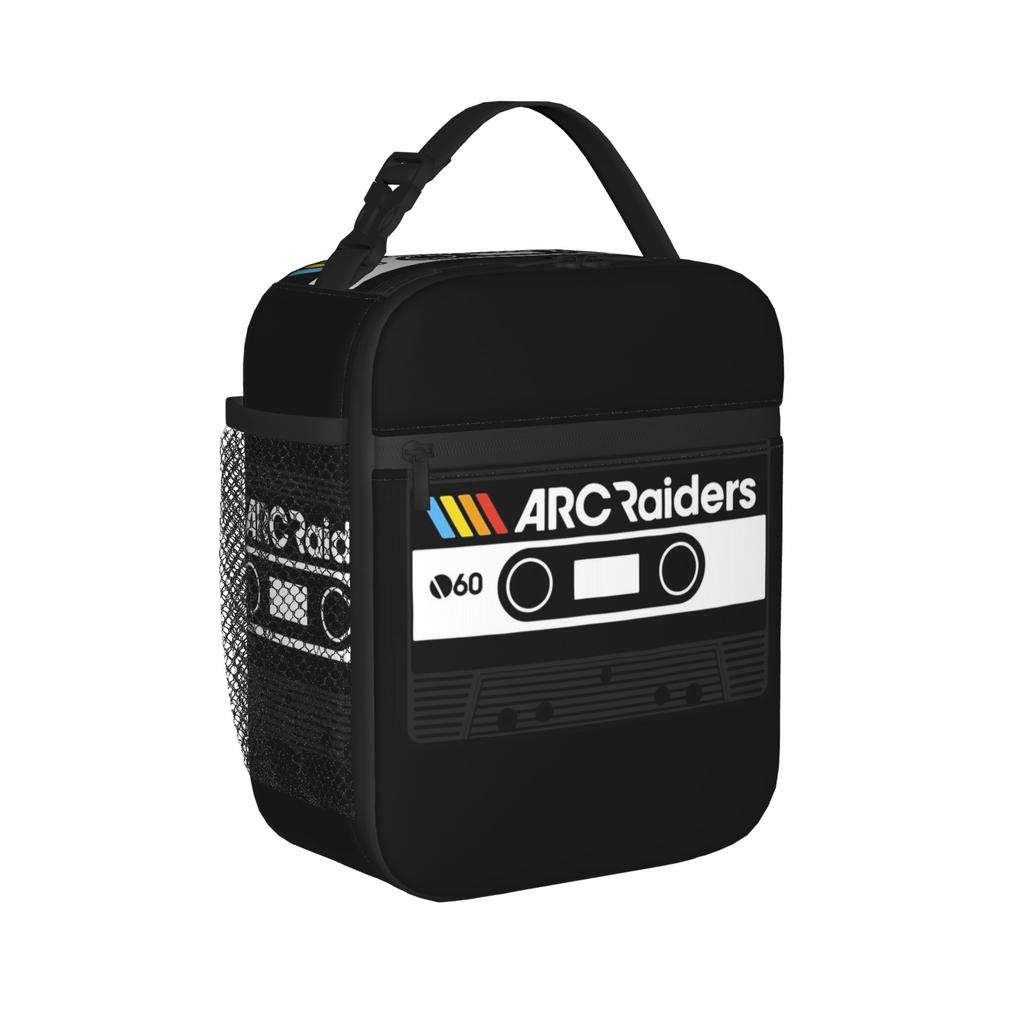 Arc Raiders Cassette Thermal Insulated Lunch Bag for Picnic Portable Food Container Bags Cooler Thermal Lunch Boxes