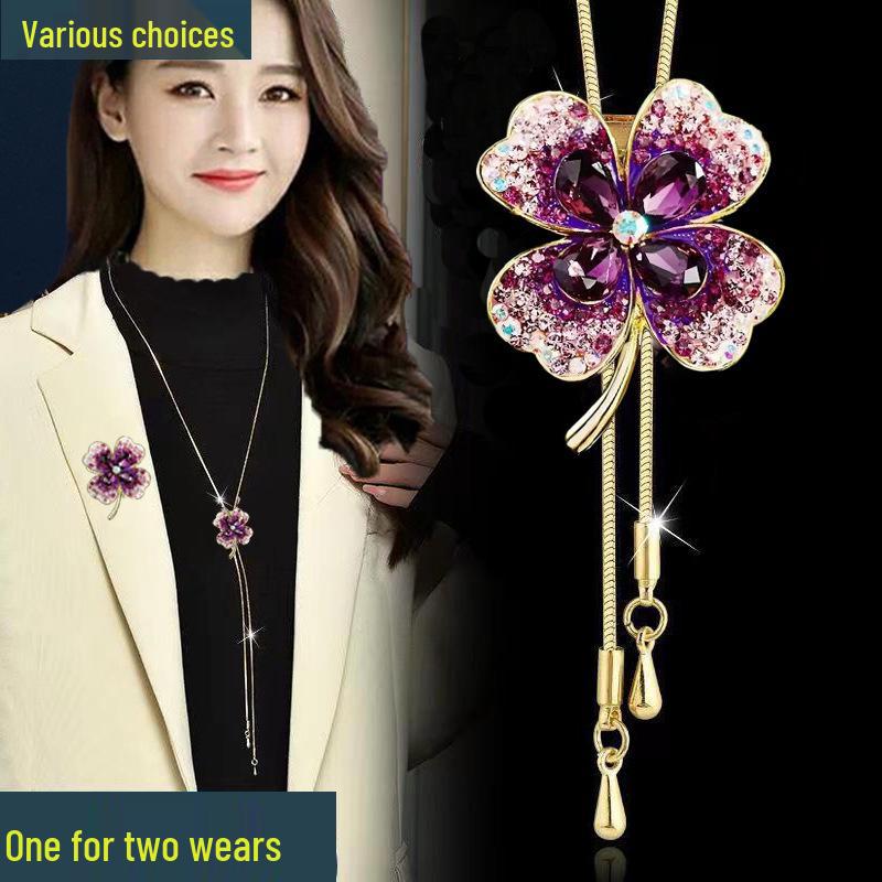 Elegant Dual-Use Sweater Chain: Women's Luxe Tassel Necklace for Versatile Autumn/Winter Fashion