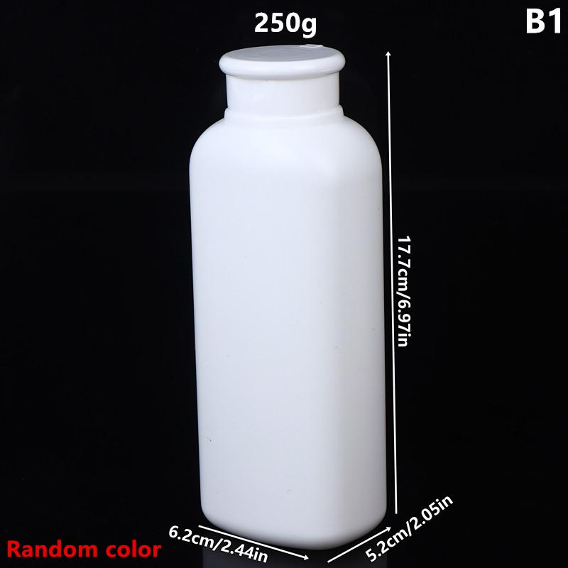 1 pièce 30/50/100/150/200/250/300g Flacon Rechargeable pour Poudre de Talc – Contenant en Plastique pour Poudre Cosmétique