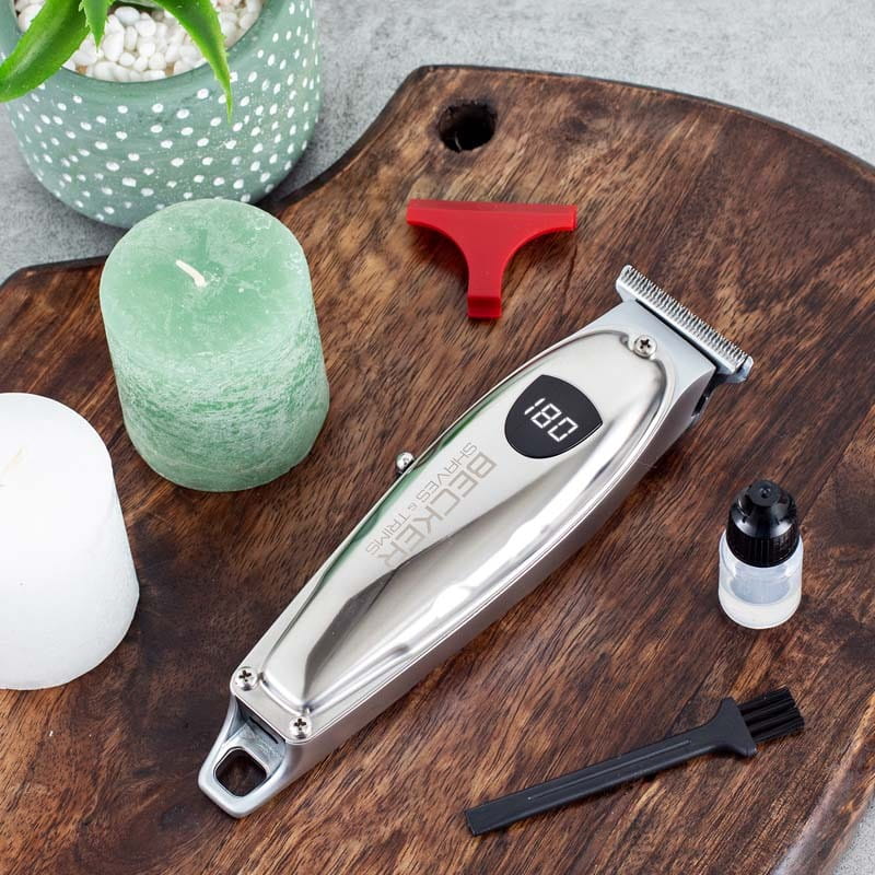 Becker Vmax+ Stainless Steel Hair and Beard Trimmer 6pcs