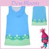 Costum Adorabil Cosplay Poppy din Trolls Pentru Copii Perfect Pentru Sărbătorile de Ziua de Naștere