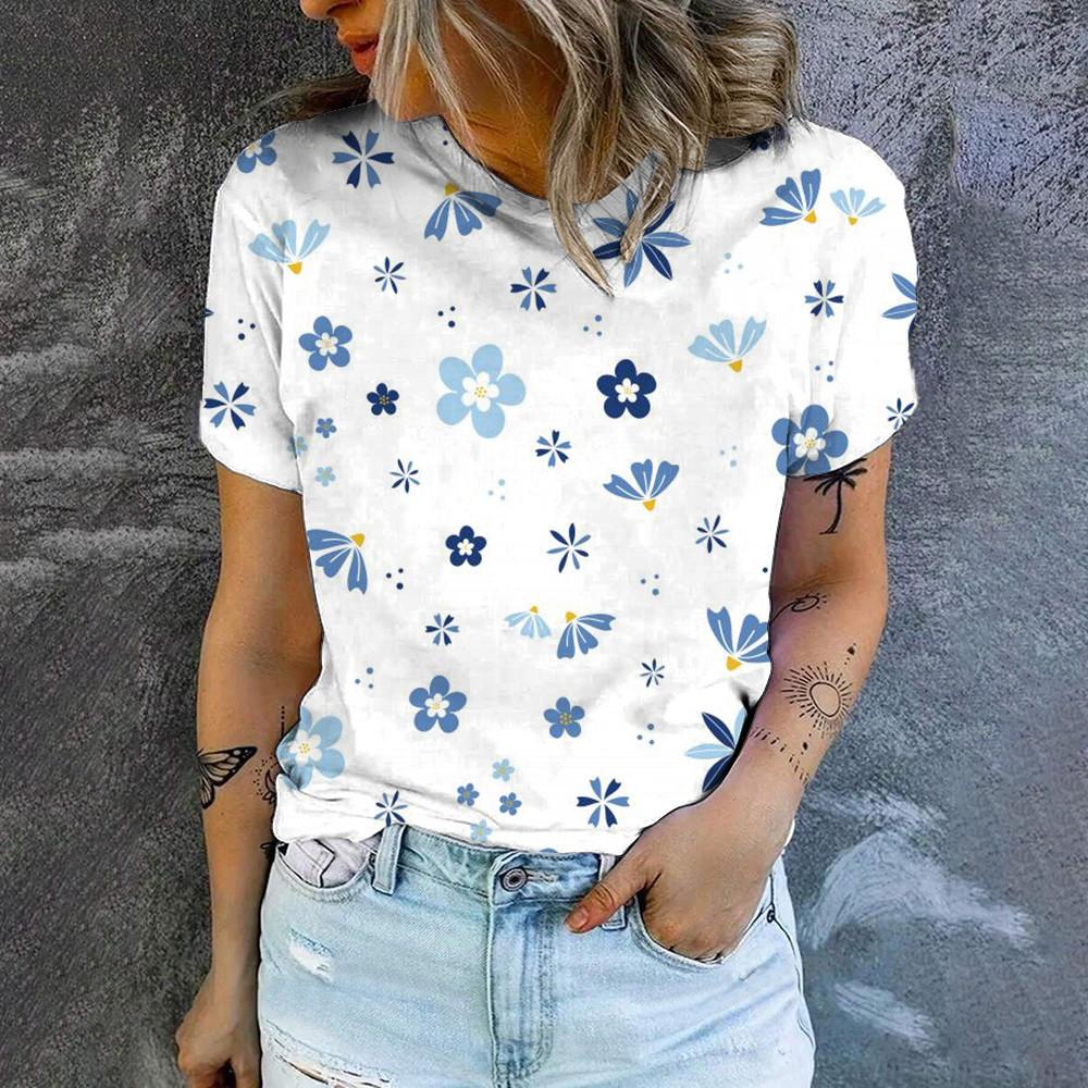 

Летняя уличная мода свободная с круглым вырезом и коротким рукавом высококачественная дышащая женская футболка простая повседневная удобная белая футболка 5XL