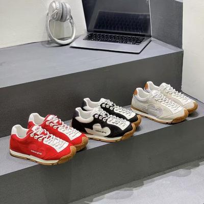 6 Women's Autumn New Versatile Breathable Sports Jogging Shoes Red Casual Shoes