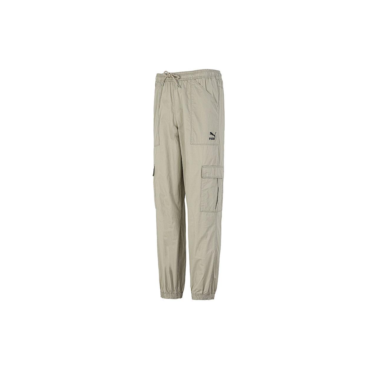 PUMA Woven Cargo Bundle Feet Casual Long Pants Creamy White Men s 533101-42 M