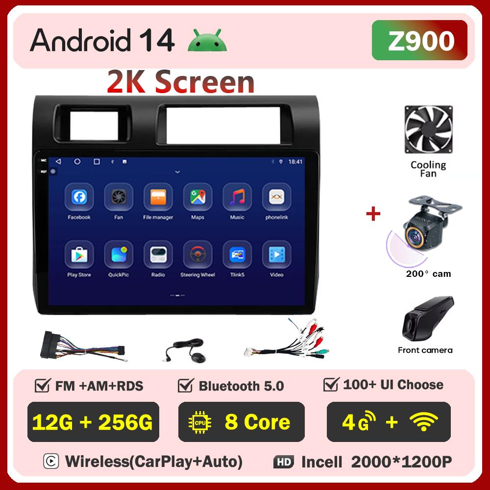 For Toyota Land Cruiser 70 Series LC70 LC71 LC76 LC78 LC79 Carplay Auto Screen Wireless Android Auto Car Intelligent Systems DSP